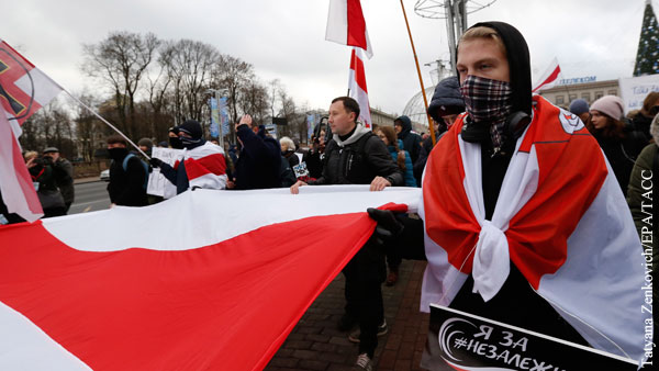 В Минске противники интеграции с Россией заявили протест Москве