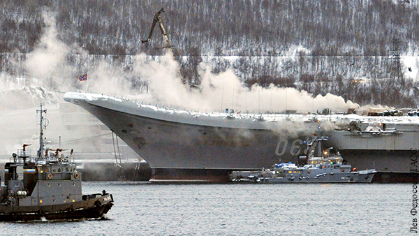 Эксперт: Ремонтом авианосца «Адмирал Кузнецов» занимались случайные люди