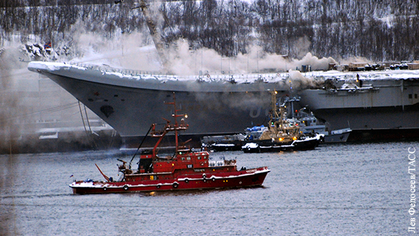 Пожары на «Адмирале Кузнецове» происходили ежедневно