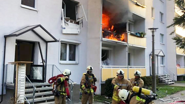 При взрыве в жилом доме в Германии погиб человек