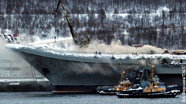 Ущерб от пожара на «Адмирале Кузнецове» оказался сопоставим с ценой самого авианосца