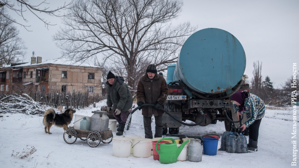 Украина пригрозила Донбассу лишением водоснабжения