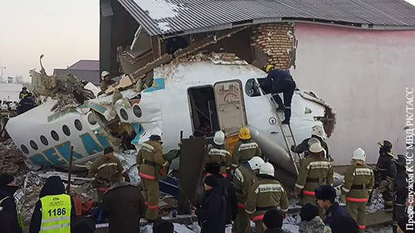 Эксперт назвал большое число выживших в катастрофе Fokker 100 под Алма-Атой «огромным везением»