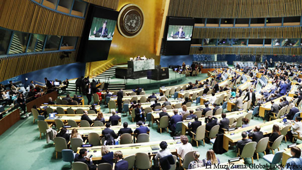 США не смогли помешать принятию российской резолюции Генассамблеей ООН