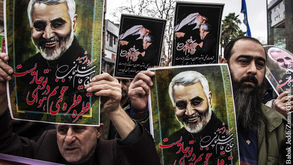 Иран счел убийство Сулеймани равноценным развязыванию войны