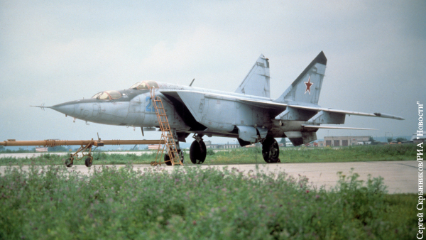 Советский МиГ-25 назвали «королем скорости»
