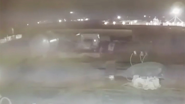 Опубликовано видео попадания двух ракет в украинский Boeing в Иране