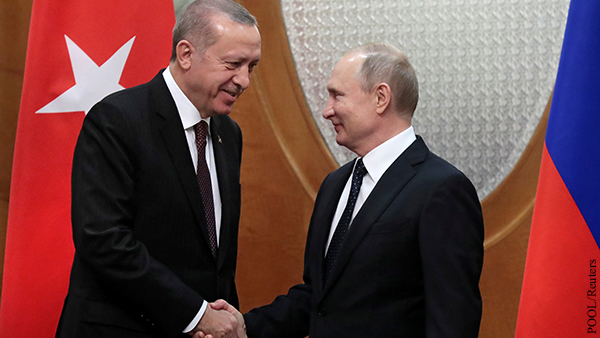 Путин встретился с Эрдоганом в Берлине