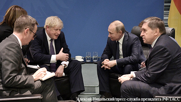 В Кремле отметили «примирительный настрой» встречи Путина и Джонсона
