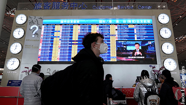 Москва отказала в посадке самолету с летящими из Китая гражданами ФРГ