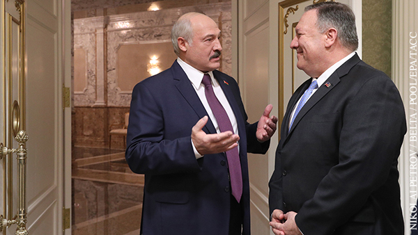 Лукашенко заявил о поднятом Москвой «скандале» из-за визита Помпео