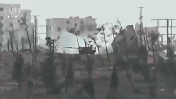 Т-72 выдержал попадание противотанковой ракеты сирийских боевиков