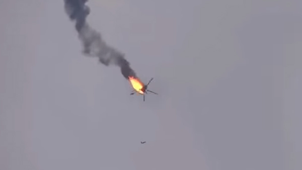 Появились сведения об уничтожении сирийского вертолета истребителем F-16