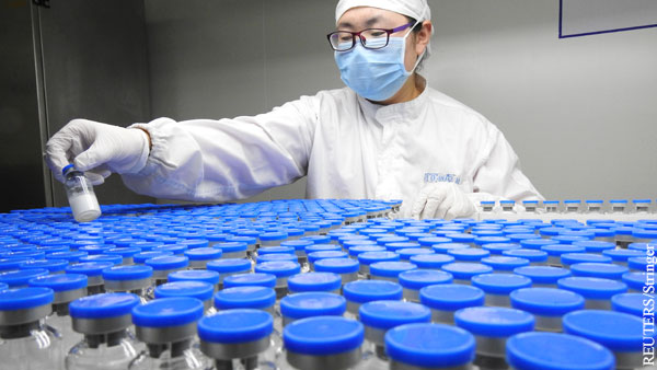 В Китае начато производство первого лекарства от коронавируса