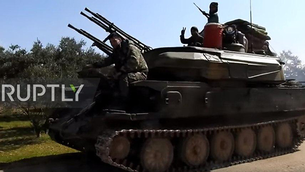 Сирийская армия задействовала в Идлибе «Шилку», «Гвоздику» и Т-72