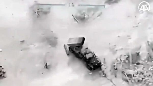 Турция опубликовала видео ударов по Сирии