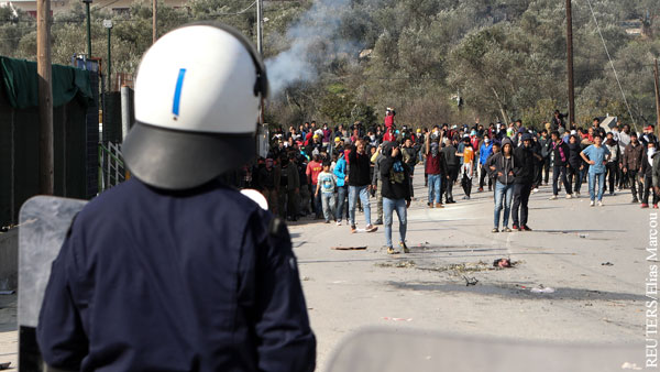 Греческая полиция застрелила сирийского беженца