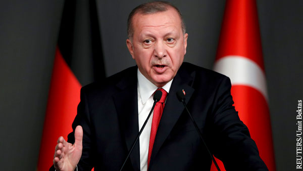 «Двуличного Эрдогана» обвинили в попытке втянуть Европу в конфликт с Россией