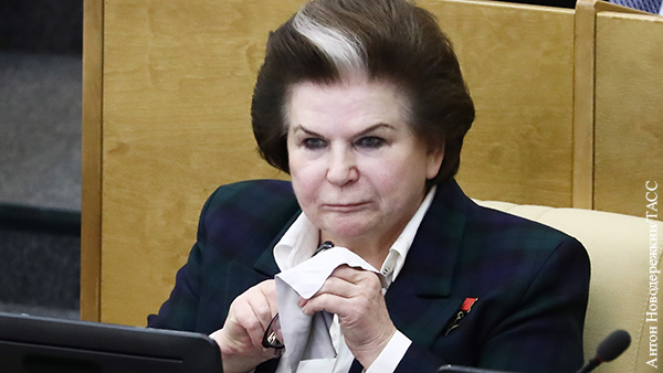Картинки по запросу "Терешкова отреагировала на критику ее поправки в Конституцию"