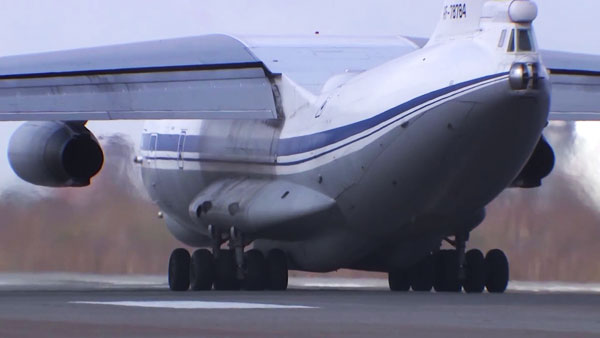 Третий Ил-76 ВКС России прибыл в Италию
