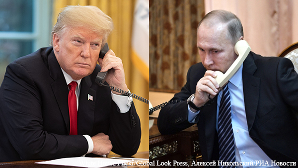 Путин и Трамп впервые созвонились дважды за сутки