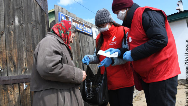 Эксперты: Угроза коронавируса показала готовность российского общества к взаимопомощи