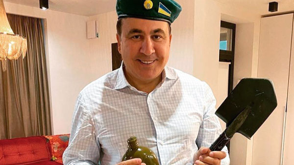 Саакашвили поздравил украинцев с Днем советского пограничника