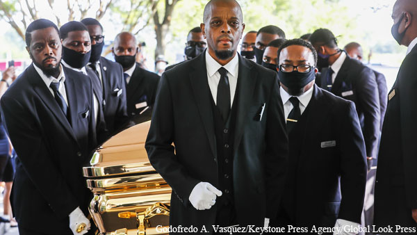 Афроамериканца Джорджа Флойда похоронили в США