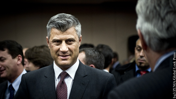 Лидер Косово отказался от визита в США после обвинений в военных преступлениях