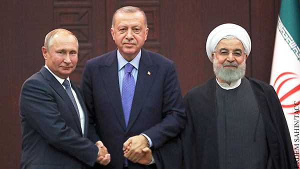 Путин, Роухани и Эрдоган начали видеосаммит по Сирии