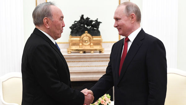 Путин записал видеопоздравление для Назарбаева 