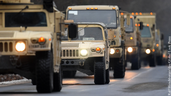 Автоколонна снабжения военной базы США в Ираке подверглась атаке боевиков