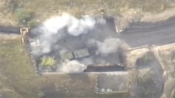 Армия Азербайджана показала уничтожение огневой позиции ВС Армении