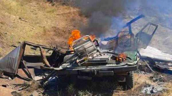 Армения заявила об атаке азербайджанского беспилотника по автомобилю МЧС