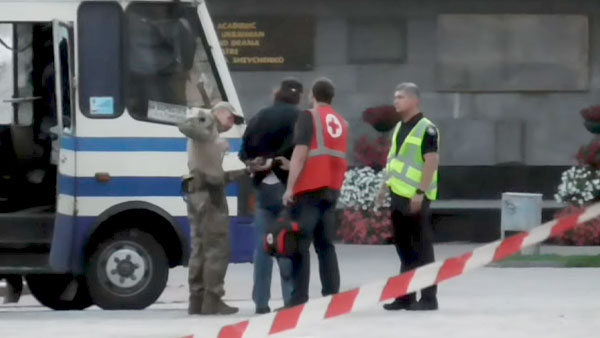 Луцкий террорист несколько минут ждал ареста