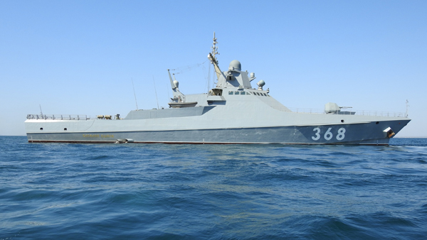Патрульный корабль «Павел Державин» приступил к заводским ходовым испытаниям