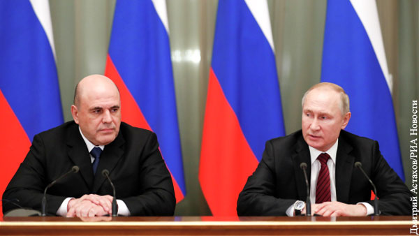 В Кремле рассказали об оценке Путиным работы правительства Мишустина