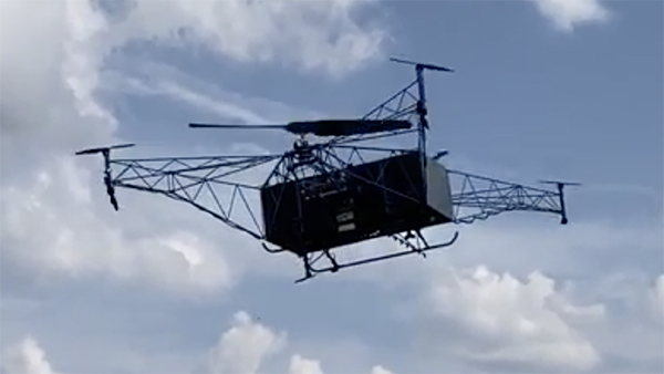 Появилось видео испытаний российского дрона-дальнобойщика