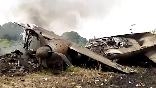 Грузовой самолет разбился в Южном Судане 