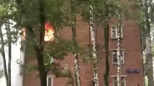 Взрыв произошел в жилом доме на западе Москвы