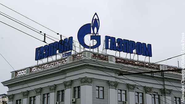 Чистая прибыль Газпрома снизилась почти в 20 раз