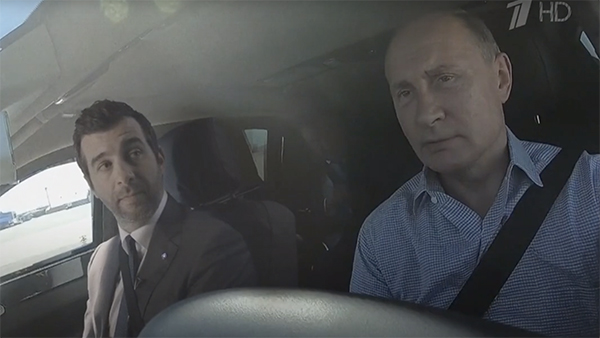 Ургант «подсадил» себя в машину к Путину