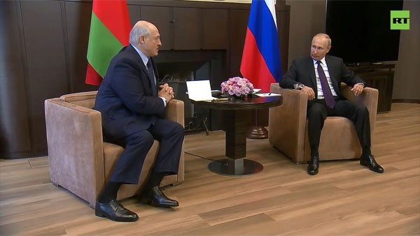 Путин и Лукашенко договорились о кредите для Белоруссии