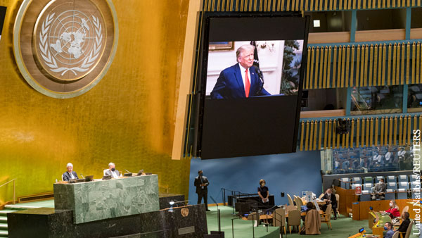 Речь Трампа оказалась самой короткой за историю его выступлений в ООН