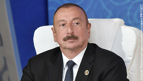 Алиев выдвинул условие для прекращения боев в Карабахе