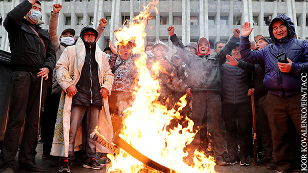 В России назвали причину протестов в Киргизии 