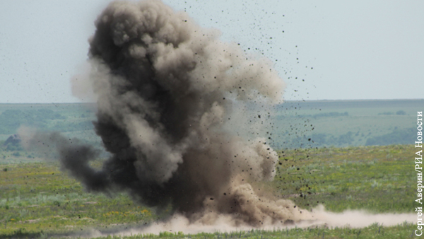 В горах Дагестана упал и взорвался неопознанный снаряд