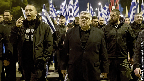 Греки повторили Нюрнбергский процесс над прорусской партией