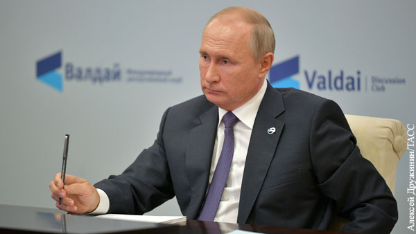 Путин о критике со стороны Запада: Меня это не колышет