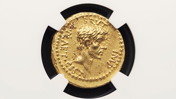 Отлитую в честь убийства Цезаря золотую монету продали за 3,5 млн долларов